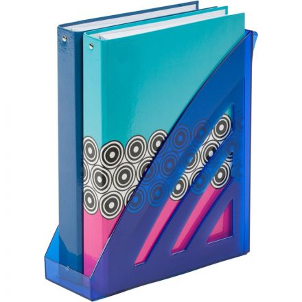 Вертикальный накопитель Attache City пластиковый синий ширина 90 мм Вертикальный накопитель Attache City пластиковый синий ширина 90 мм