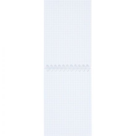 Блокнот А6,80л,кл,греб,карт.обл+УФ-лак Attache Selection Fluid Бирюзовый