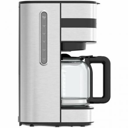 Кофеварка капельная BQ (БИ-КЬЮ) CM2002, 900 Вт, объем 1,5 л, поддержание температуры, серебристая, 86198275