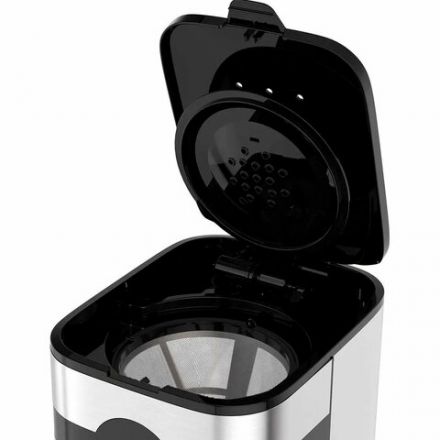 Кофеварка капельная BQ (БИ-КЬЮ) CM2002, 900 Вт, объем 1,5 л, поддержание температуры, серебристая, 86198275