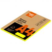Бумага цветная ProMEGA Jet (А4,75г,желтый неон) пачка 100л