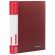 Папка на 2 кольцах BRAUBERG "Стандарт", 25 мм, красная, до 170 листов, 0,8 мм, 221614