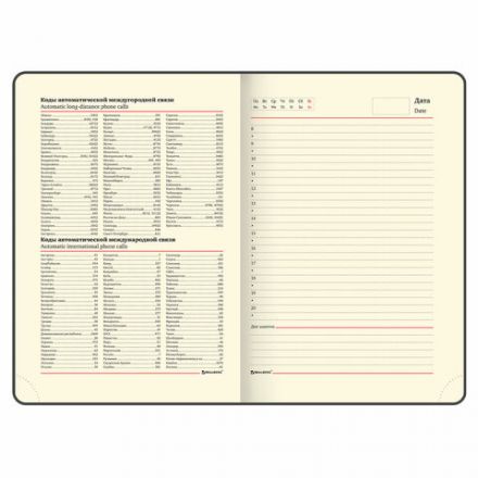 Ежедневник недатированный А5 (138х213 мм), BRAUBERG VISTA, под кожу, гибкий, 136 л., "Watercolour rain", 112005