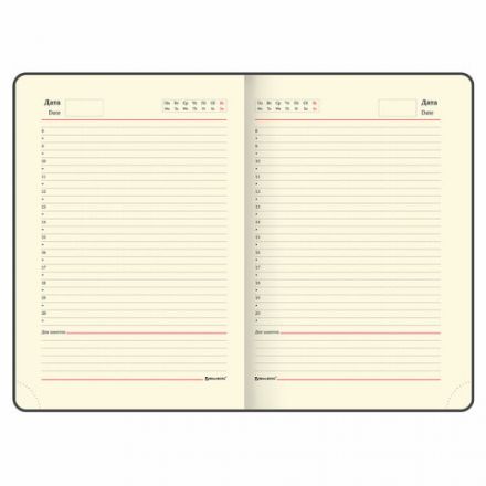 Ежедневник недатированный А5 (138х213 мм), BRAUBERG VISTA, под кожу, гибкий, 136 л., "Watercolour rain", 112005