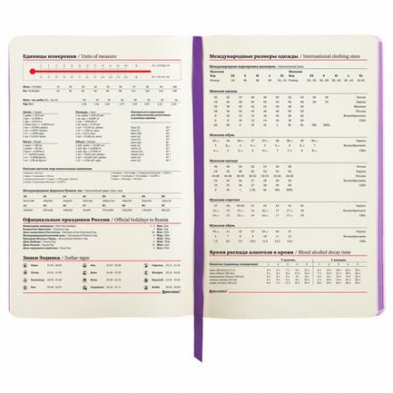 Ежедневник недатированный А5 (138х213 мм), BRAUBERG VISTA, под кожу, гибкий, 136 л., "Watercolour rain", 112005