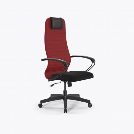 Кресло SU-B-10/подл.130/осн.001 Красный-Черный