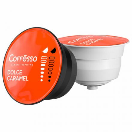 Кофе в капсулах COFFESSO "Dolce Caramel" для кофемашин Dolce Gusto, 8 порций, 102155