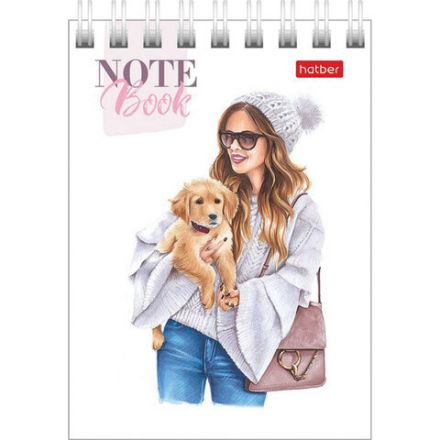 Блокнот МАЛЫЙ ФОРМАТ (75х105 мм) А7, 60 л., гребень, картон, клетка, HATBER "Happy time", 60Б7В1гр Блокнот МАЛЫЙ ФОРМАТ (75х105 мм) А7, 60 л., гребень, картон, клетка, HATBER "Happy time", 60Б7В1гр