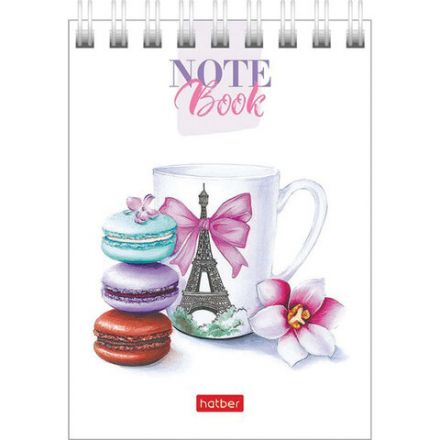 Блокнот МАЛЫЙ ФОРМАТ (75х105 мм) А7, 60 л., гребень, картон, клетка, HATBER "Happy time", 60Б7В1гр Блокнот МАЛЫЙ ФОРМАТ (75х105 мм) А7, 60 л., гребень, картон, клетка, HATBER "Happy time", 60Б7В1гр