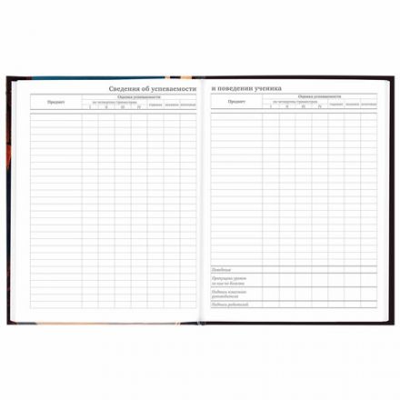 Дневник 5-11 класс 48 л., твердый, BRAUBERG, глянцевая ламинация, с подсказом, "Мир будущего", 106870