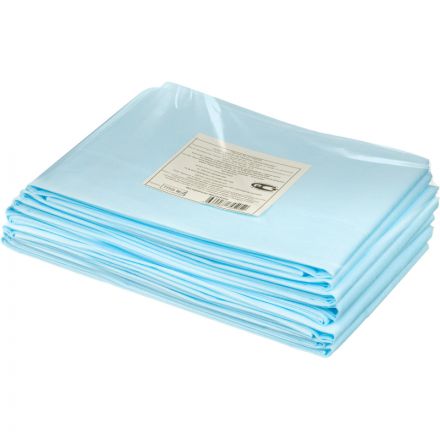 Простыня н/с 200х70см спанбонд пл.40 ламин. Tutami span L голубая 10шт/уп