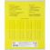 Тетрадь школьная А5,12л,клетка,скреп. №1 School Интенсив Желтый 10шт/уп