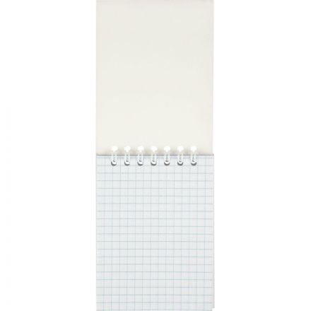 Блокнот А7 40л Attache Градиент Фиолет клетка, 65г, греб, УФ-лак