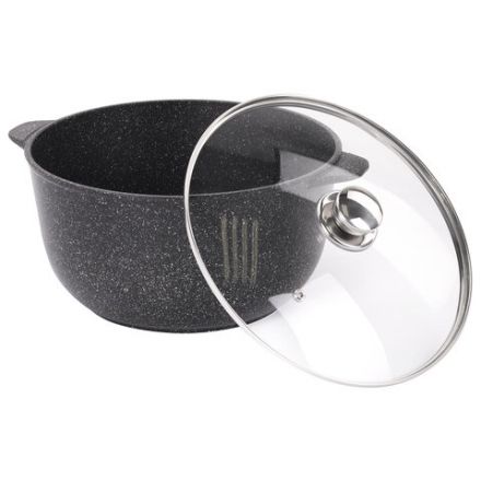 Кастрюля 6 л с жаропрочной крышкой, пятислойное антипригарное покрытие, ГАРДАРИКА "Орион", 1706-04-10