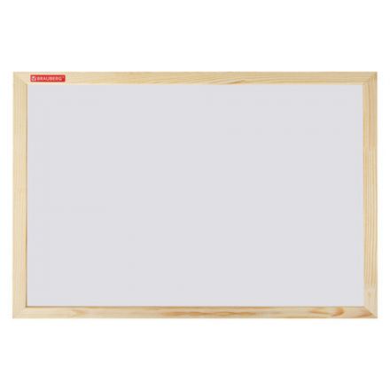 Доска магнитно-маркерная 30х45 см, деревянная рамка, BRAUBERG "Wood", 238793