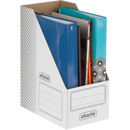 Вертикальный накопитель Attache 150мм белый графика 2шт/уп (сборн)гофрокарт Вертикальный накопитель Attache 150мм белый графика 2шт/уп (сборн)гофрокарт
