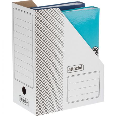 Вертикальный накопитель Attache 150мм белый графика 2шт/уп (сборн)гофрокарт Вертикальный накопитель Attache 150мм белый графика 2шт/уп (сборн)гофрокарт