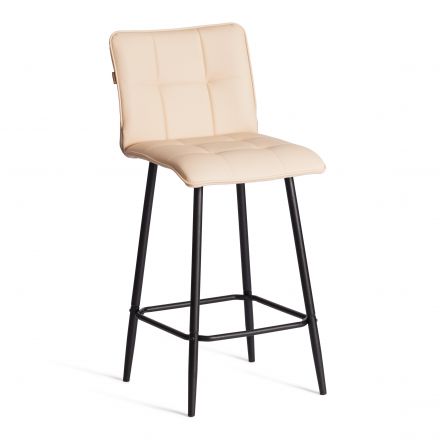 Полубарный стул  Bari/Бари экокожа , бежевый, 42х55х99 см