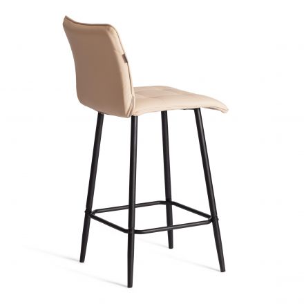Полубарный стул  Bari/Бари экокожа , бежевый, 42х55х99 см