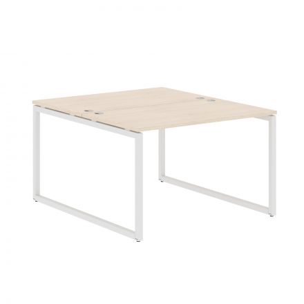 Стол 2-х местный XQWST 1214 Бук Тиара/Белый 1200х1406х750 Стол 2-х местный XQWST 1214 Бук Тиара/Белый 1200х1406х750