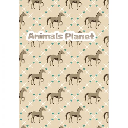 Тетрадь общая M&G Animal, А5, 64 л, клет, цвет в асс,в пласт обложке