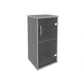 Riva Шкаф низкий узкий правый А.СУ-3.2 (R) Металлик 404*365*828