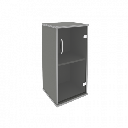 Riva Шкаф низкий узкий правый А.СУ-3.2 (R) Металлик 404*365*828