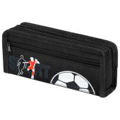 Пенал ЮНЛАНДИЯ ЮНИОР, 2 отделения, полиэстер, "Sport", 21х8х6 см, 273812