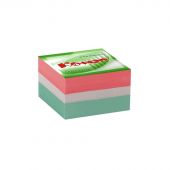 Блок для записей КОМУС запасной 9х9х5 цветной блок  80-100 г