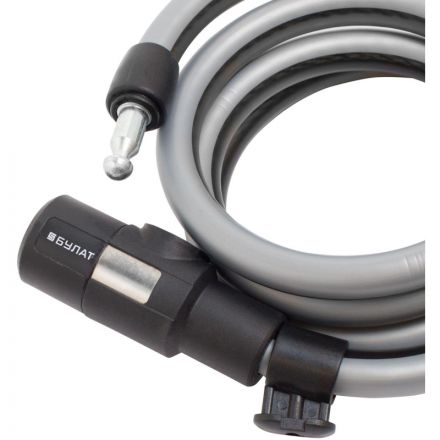 Замок велосипедный тросовый_УЗК Булат ВС 580 (1500мм) сталь/пластик (3кл)