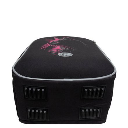 Ранец GRIZZLY анатомическая спинка, 2 отделения, для девочек, "SPARKLING CAT", 37х26х16 см, RAw-594-4/1