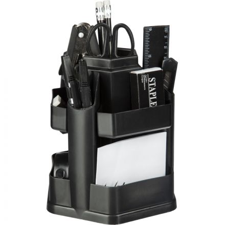 Настольный набор Attache черный 17 предметов вращающийся Настольный набор Attache черный 17 предметов вращающийся