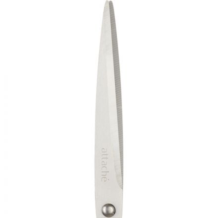 Ножницы Attache 190 мм с пластиковыми симметричными ручками черного цвета