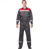 Костюм рабочий летний муж. Л20-КБР сер/красн (р.64-66) 194-200 (Арсенал-СП)