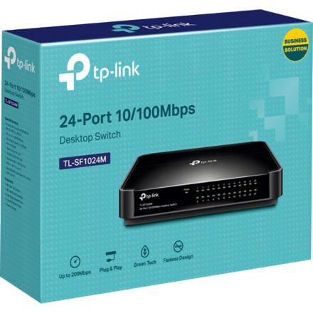 Коммутатор TP-Link TL-SF1024M (L2) 24x100Мбит/с неуправляемый
