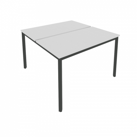 Slim Рабочая станция на металлокаркасе С.СП-4.2 Серый/Антрацит металл 1180*1235*750