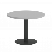 Home Office Стол журнальный круглый VR.SP-5-60.1G Серый/Антрацит металл 600*600*450