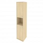 Style Шкаф высокий узкий левый Л.СУ-1.5 (L) Акация 412*410*1980