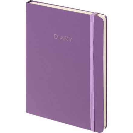 Ежедневник недатированный сиреневый, А5 136 л., Diary, ATTACHE Ежедневник недатированный сиреневый, А5 136 л., Diary, ATTACHE