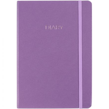 Ежедневник недатированный сиреневый, А5 136 л., Diary, ATTACHE Ежедневник недатированный сиреневый, А5 136 л., Diary, ATTACHE