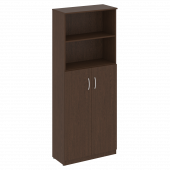 Nova S Шкаф высокий широкий (2 средние двери ЛДСП) В.СТ-1.6 Венге 770*360*1915