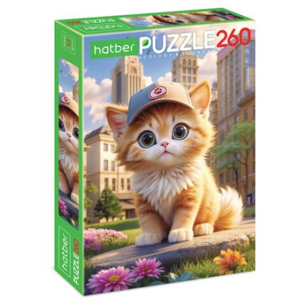 Пазл картонный "КОШАЧЬИ ЗАБАВЫ" 260 элементов АССОРТИ, 220х330 мм, HATBER Пазл картонный "КОШАЧЬИ ЗАБАВЫ" 260 элементов АССОРТИ, 220х330 мм, HATBER