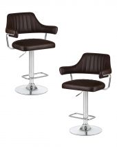 Набор 2 шт Стул барный DOBRIN CHARLY, коричневый