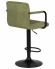 Набор 2 шт Стул барный DOBRIN KRUGER ARM BLACK, зеленый вельвет (LAR-E2041-7) Набор 2 шт Стул барный DOBRIN KRUGER ARM BLACK, зеленый вельвет (LAR-E2041-7)