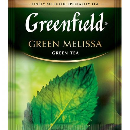Чай Greenfield Green Melissa зеленый фольгир.100пак/уп 0879-09