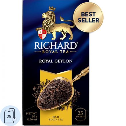 Чай Richard Royal Ceylon черный, 25 пак