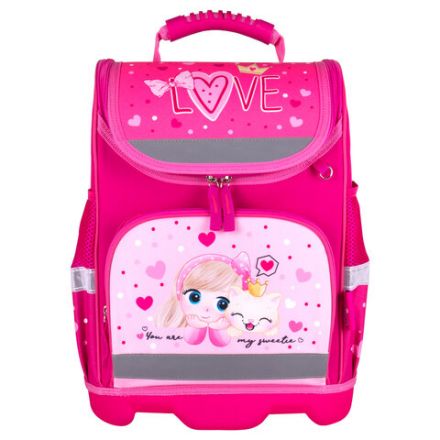 Ранец ЮНЛАНДИЯ WISE для начальной школы, "Lovely friends", 37x29х15 см, 270587 Ранец ЮНЛАНДИЯ WISE для начальной школы, "Lovely friends", 37x29х15 см, 270587