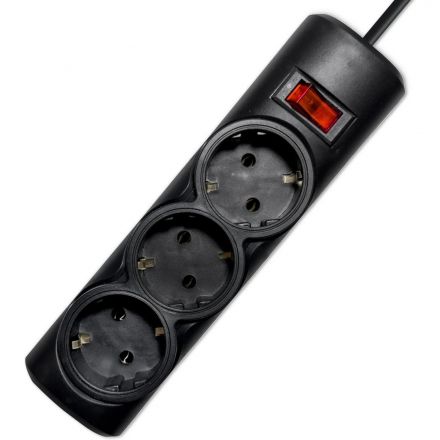 Сетевой фильтр PROGIX PG346 3р/3м/3,5кВт/16А заземление, черный,КГ-ХЛ 3х1.5