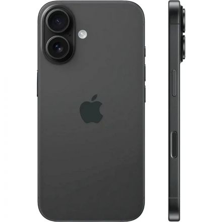 Смартфон Apple iPhone 16 A3287 256Gb черный(MYEE3HN/A)