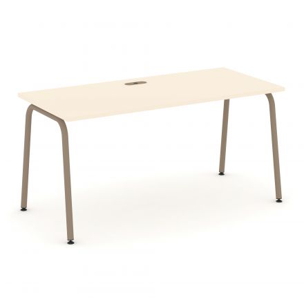 Estetica Стол рабочий ES.SP-4-LK Сатин/Латте металл 1580*730*750 Estetica Стол рабочий ES.SP-4-LK Сатин/Латте металл 1580*730*750